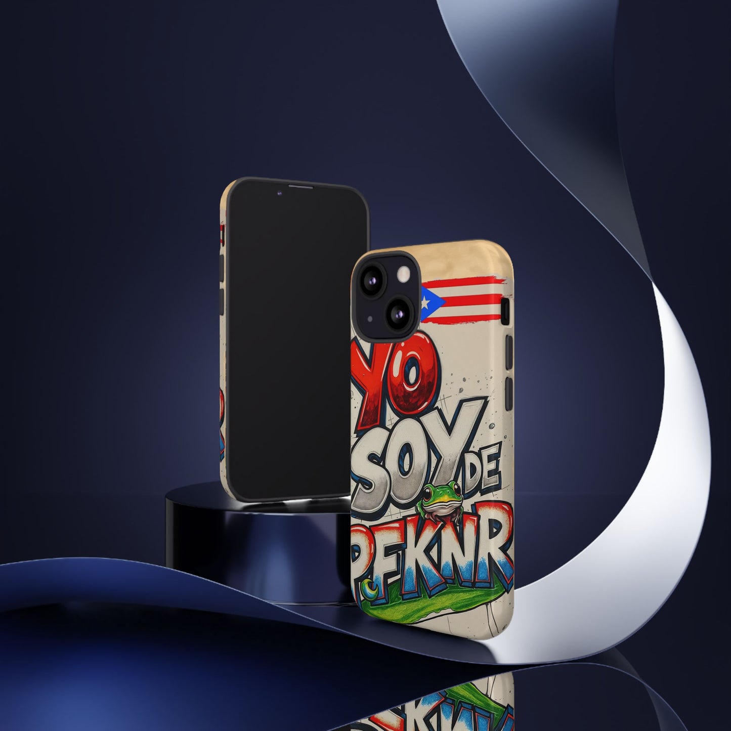 YO SOY DE PFKNR, Cases Phone Case for Unapologetic Style, Gift for Trendsetters, Urban Art Design, Fun Decor for Any Occasion, PUERTO RICO, COQUI