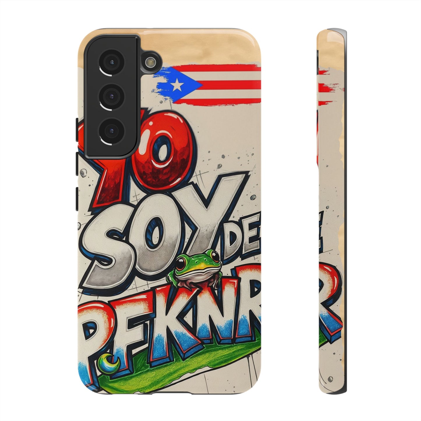 YO SOY DE PFKNR, Cases Phone Case for Unapologetic Style, Gift for Trendsetters, Urban Art Design, Fun Decor for Any Occasion, PUERTO RICO, COQUI