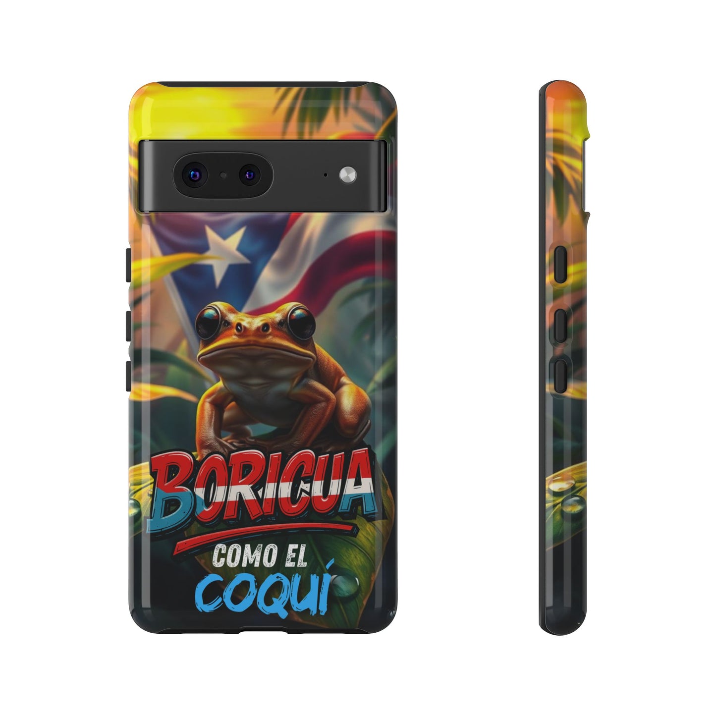 Boricua Coqui Phone Case | Tough Cases | Puerto Rican Pride, Unique Gift, Tropical Vibes, Phone Accessory, Celebration of Culture