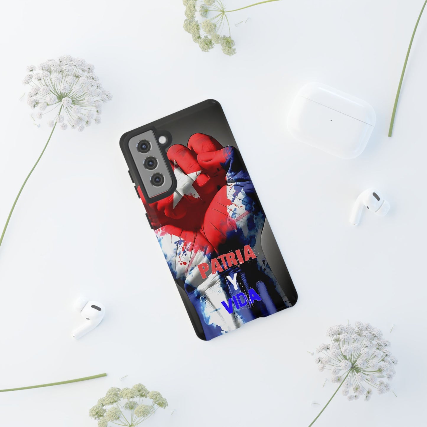 FUNDA PARA TELEFONOS, SAMSUNG, IPHONE, PATRIA Y VIDA, CUBA,