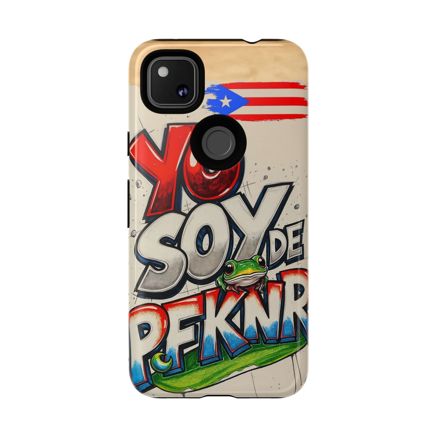 YO SOY DE PFKNR, Cases Phone Case for Unapologetic Style, Gift for Trendsetters, Urban Art Design, Fun Decor for Any Occasion, PUERTO RICO, COQUI