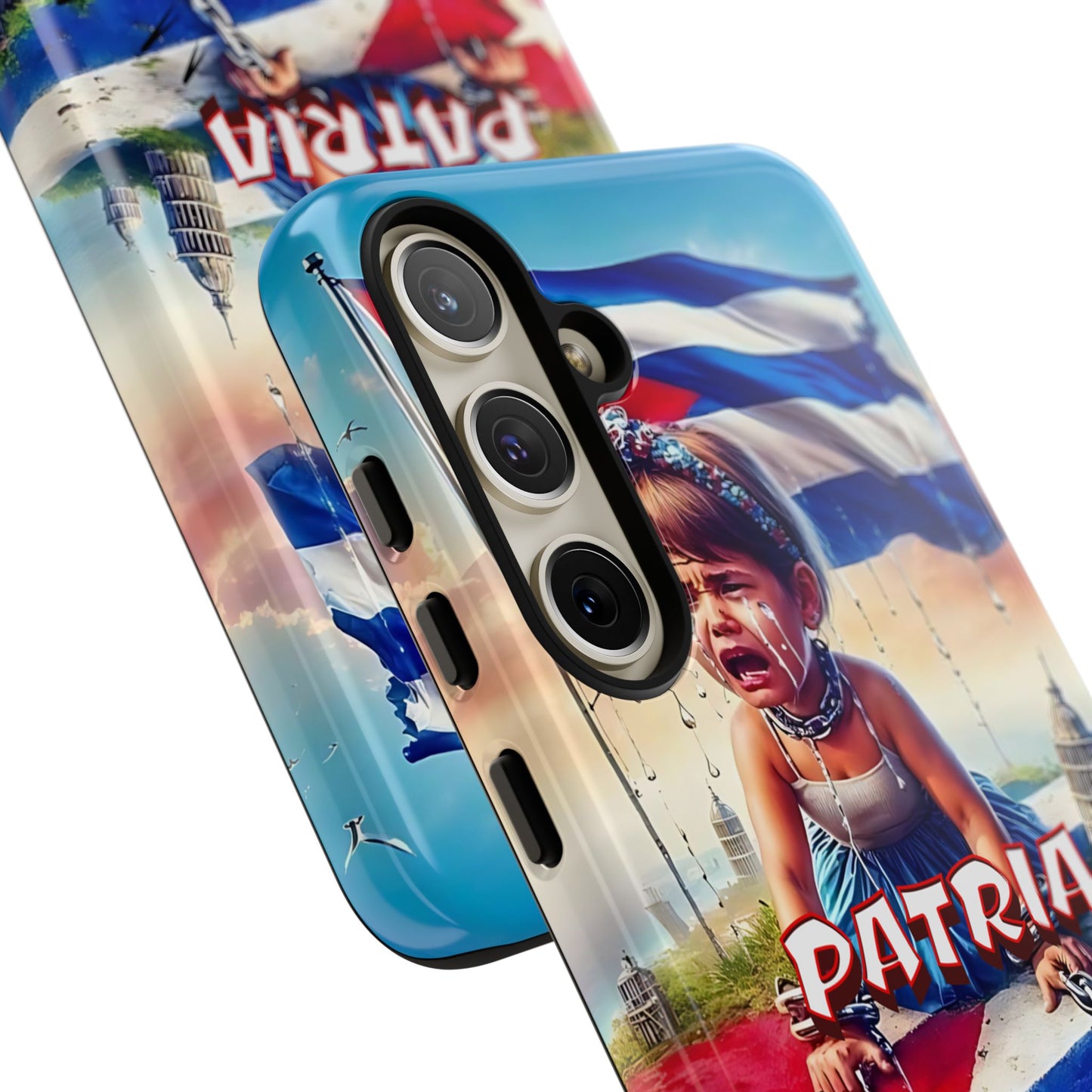 FUNDA DE TELEFONO, CUBA, PATRIA Y VIDA, IPHONE, SAMSUNG