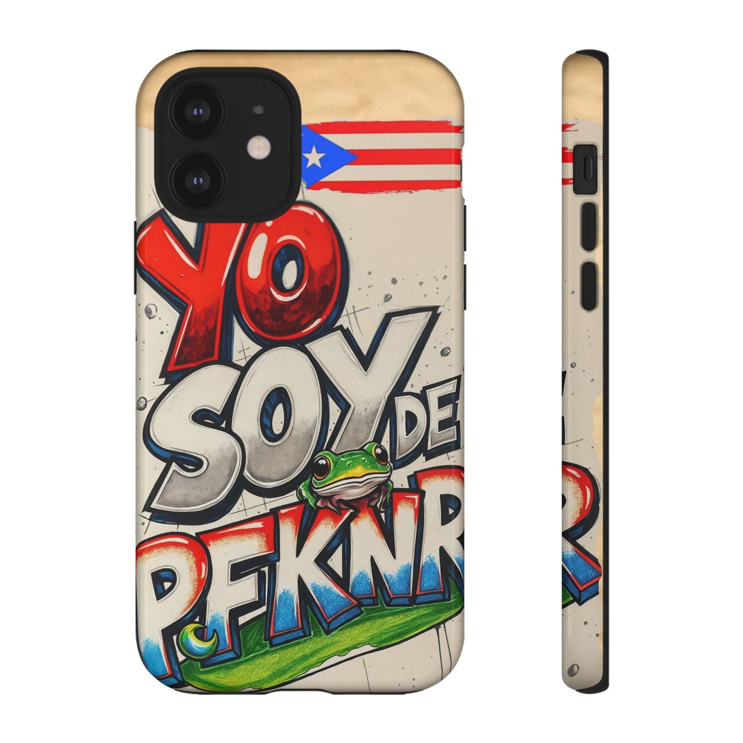 YO SOY DE PFKNR, Cases Phone Case for Unapologetic Style, Gift for Trendsetters, Urban Art Design, Fun Decor for Any Occasion, PUERTO RICO, COQUI